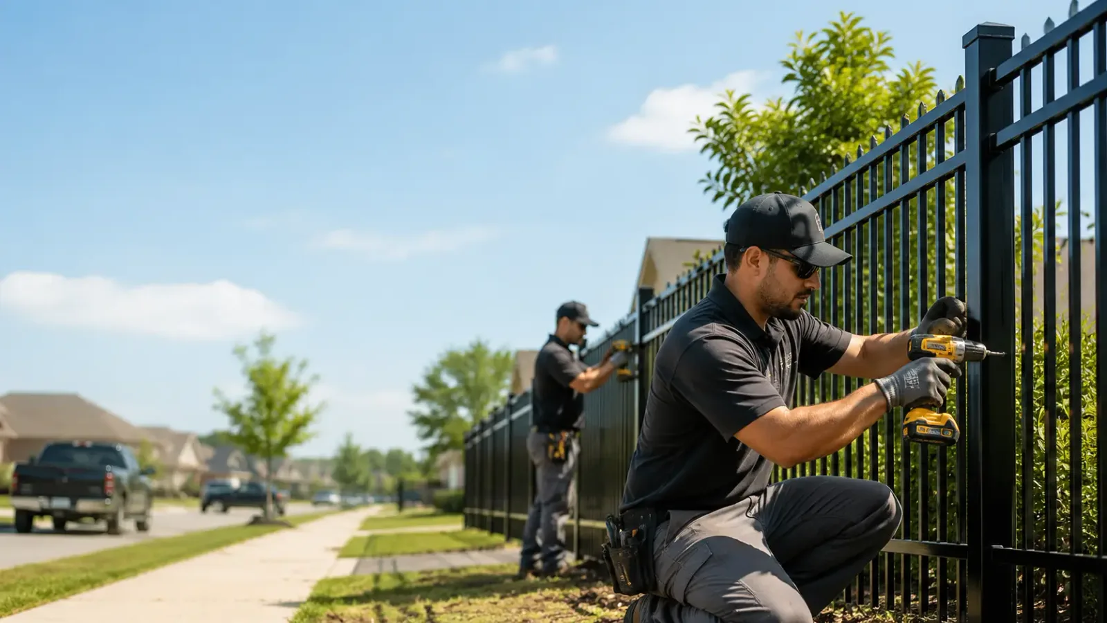 Metal Fence Installation in Benavides, TX